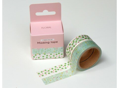 Set de dos Washi Tape Floral 2