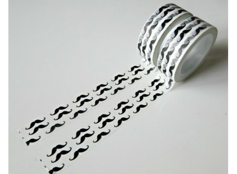 Washi Tape Little Moustaches